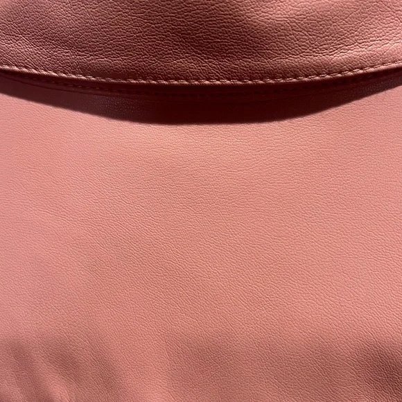Alice + Olivia Edyth Faux Leather Shirt